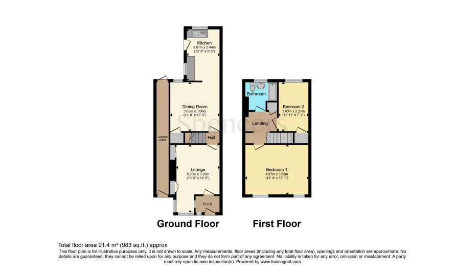 2 bed Terraced