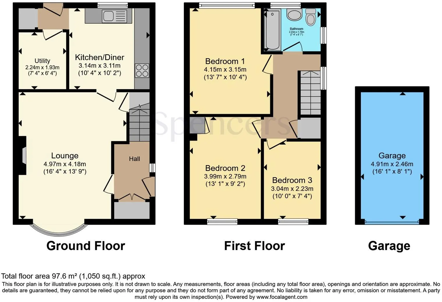 3 bed End of Terrace