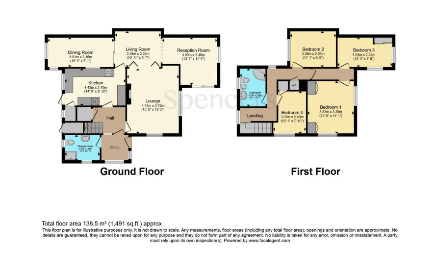 4 bed Link Detached House