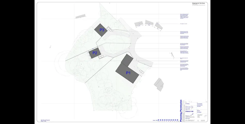 Site for 3 Homes at Daracombe Park - Newton Abbot