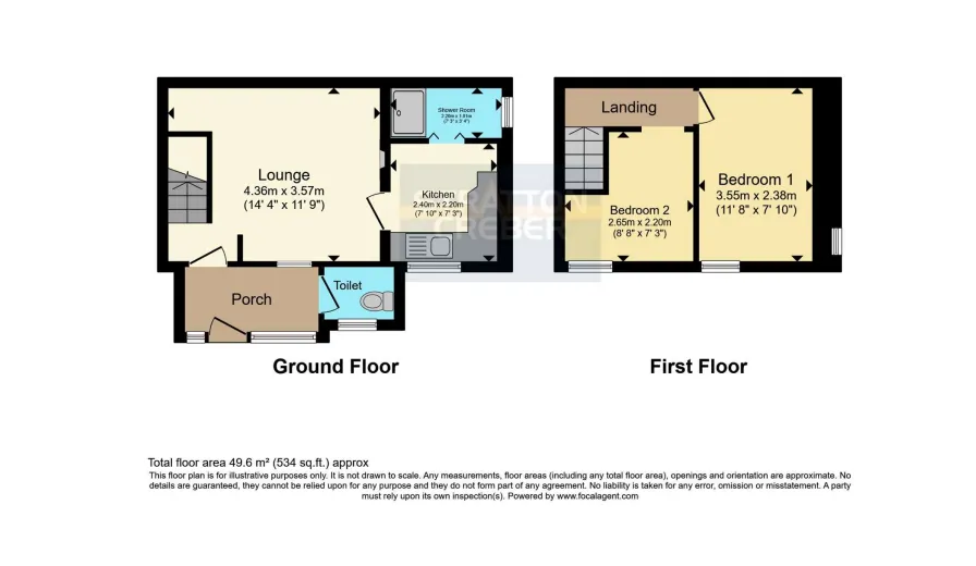 2 bed Character Property