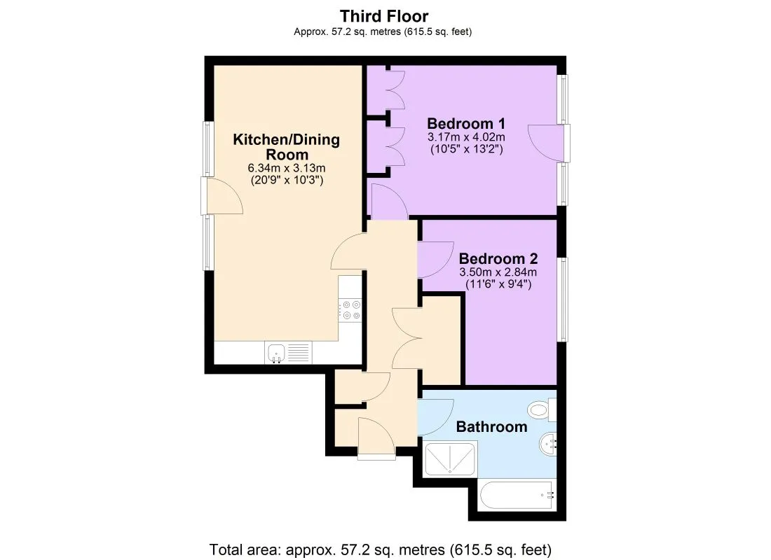 105 Metalworks Apartments 92 Warstone Lane, Birmingham, West Midlands, B18 6PW