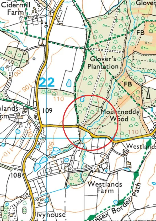Land to the north side of, Charlwood Lane, Newdigate, Dorking, West Sussex, RH6 0EL