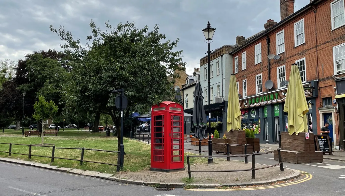 Former Public Telephone Kiosk, The Green, Winchmore Hill, London, N21 1AY
