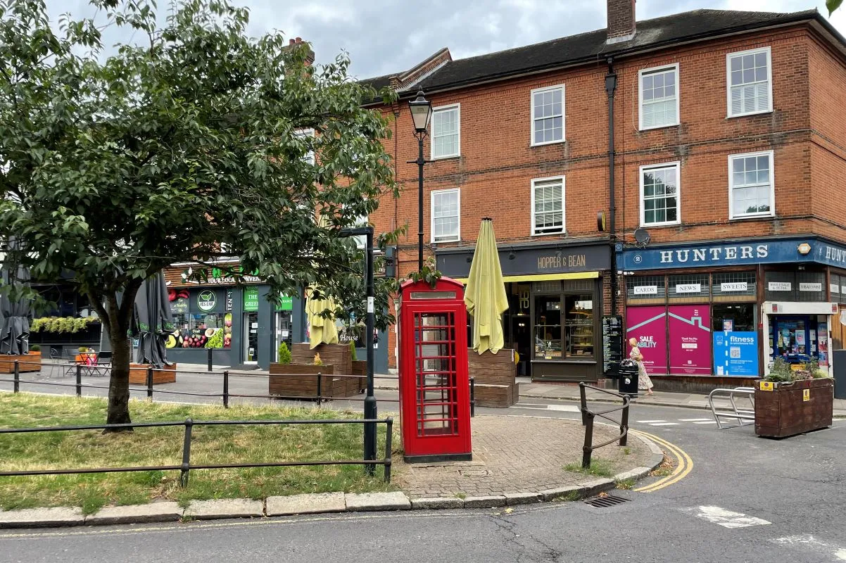 Former Public Telephone Kiosk, The Green, Winchmore Hill, London, N21 1AY