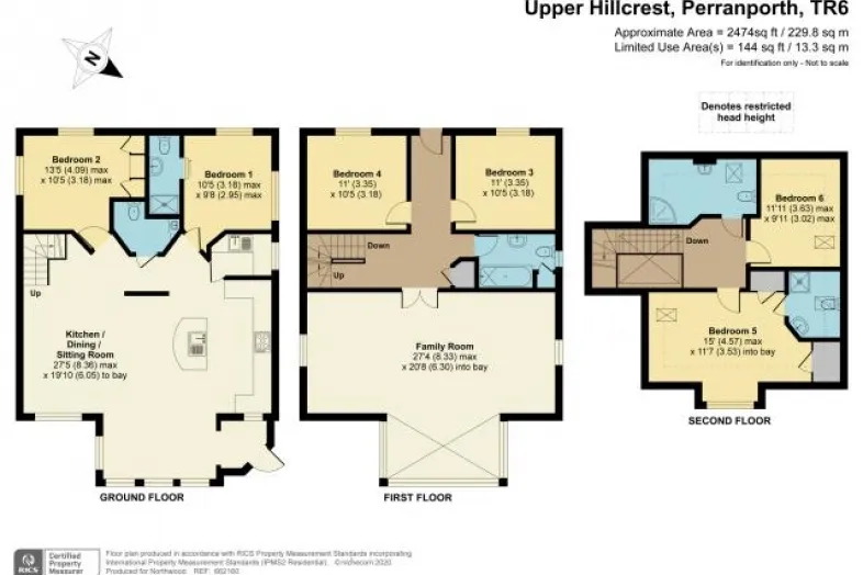 6 Upper Hillcrest, Perranporth, Cornwall TR6 0LA