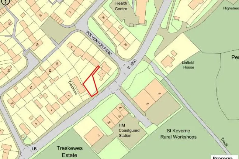 Land Adj 1 Polventon Parc, St. Keverne, Helston, Cornwall TR12 6PB