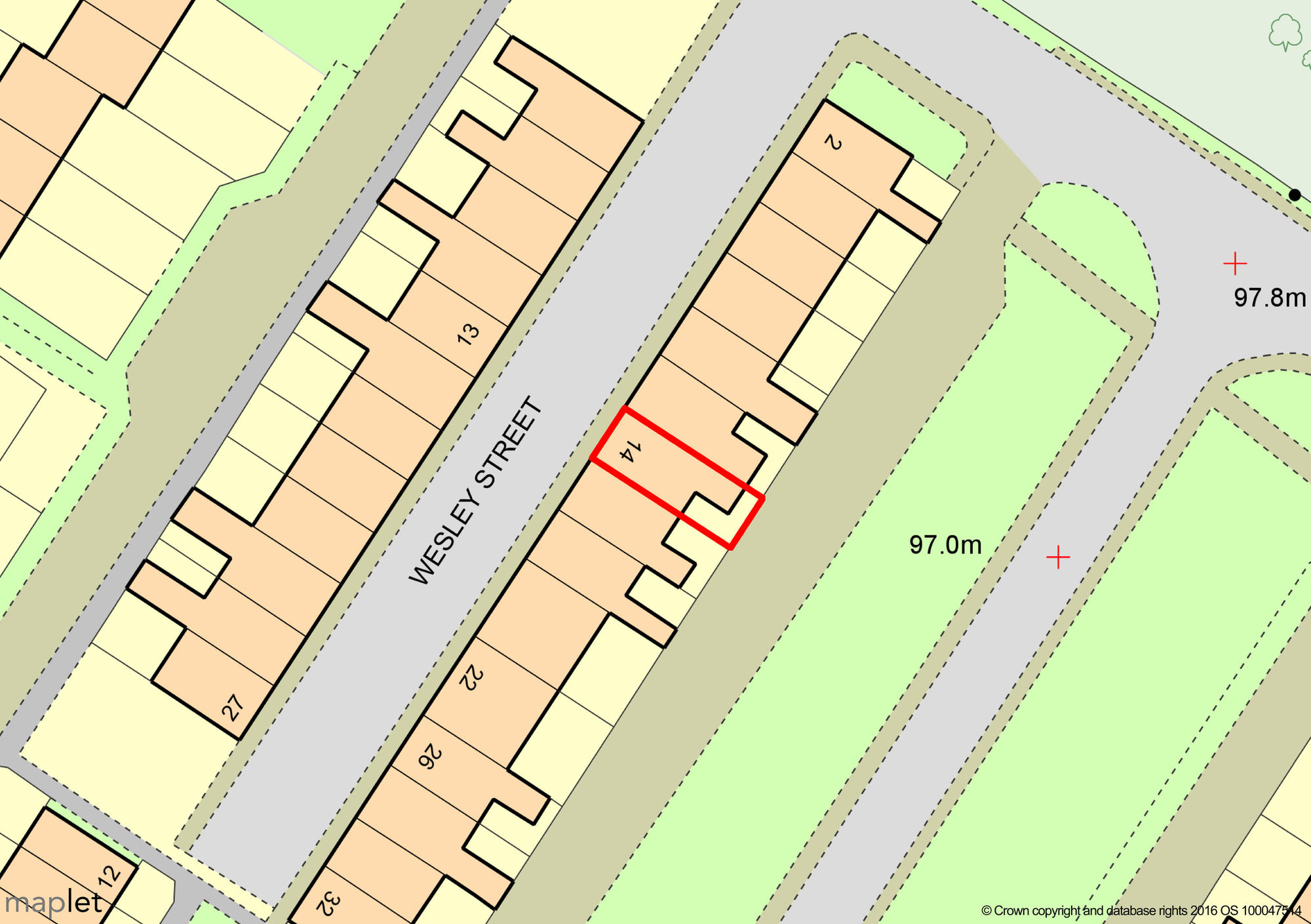 14 Wesley Street, Coundon Grange, Bishop Auckland, County Durham DL14 8UH