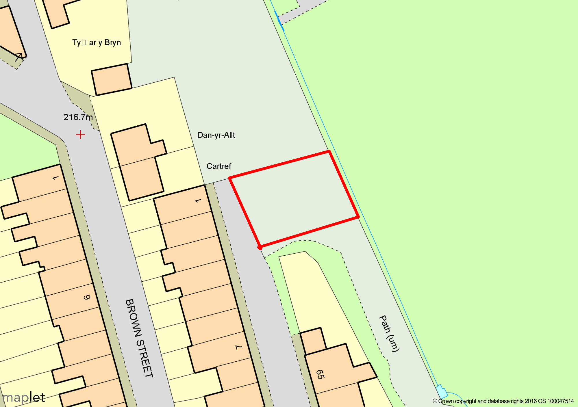 Land adjacent to 65 Albany Street, Glynrhedynog, Mid Glamorgan, CF43 4SL