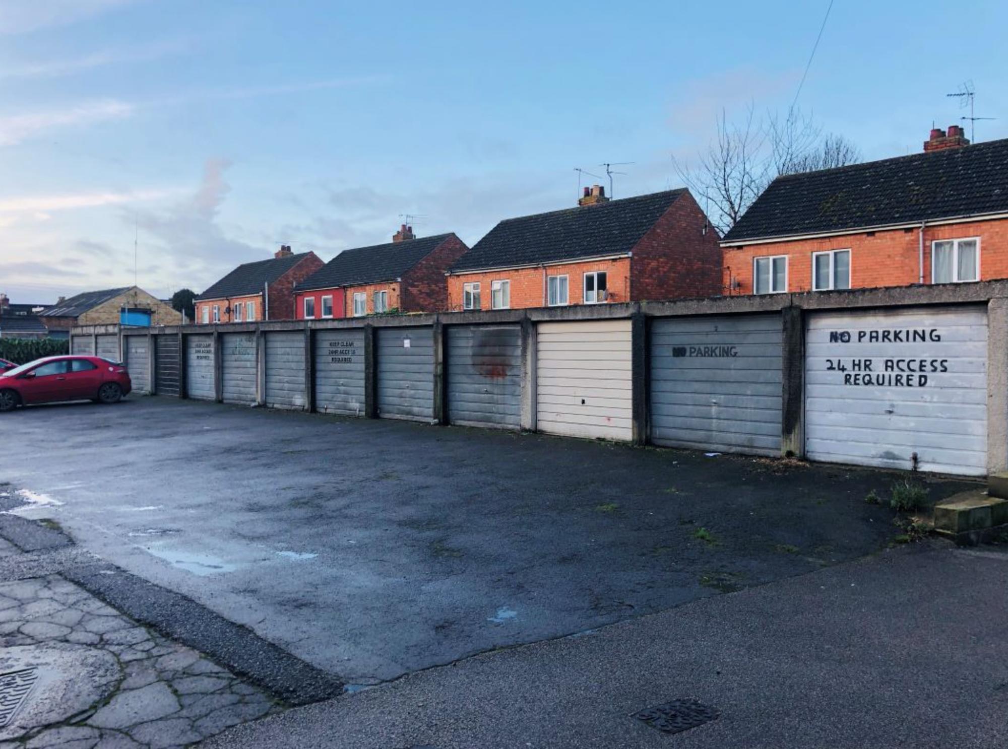Garages 1-12 to the rear of Wall Street, Gainsborough, Lincolnshire DN21 1HZ