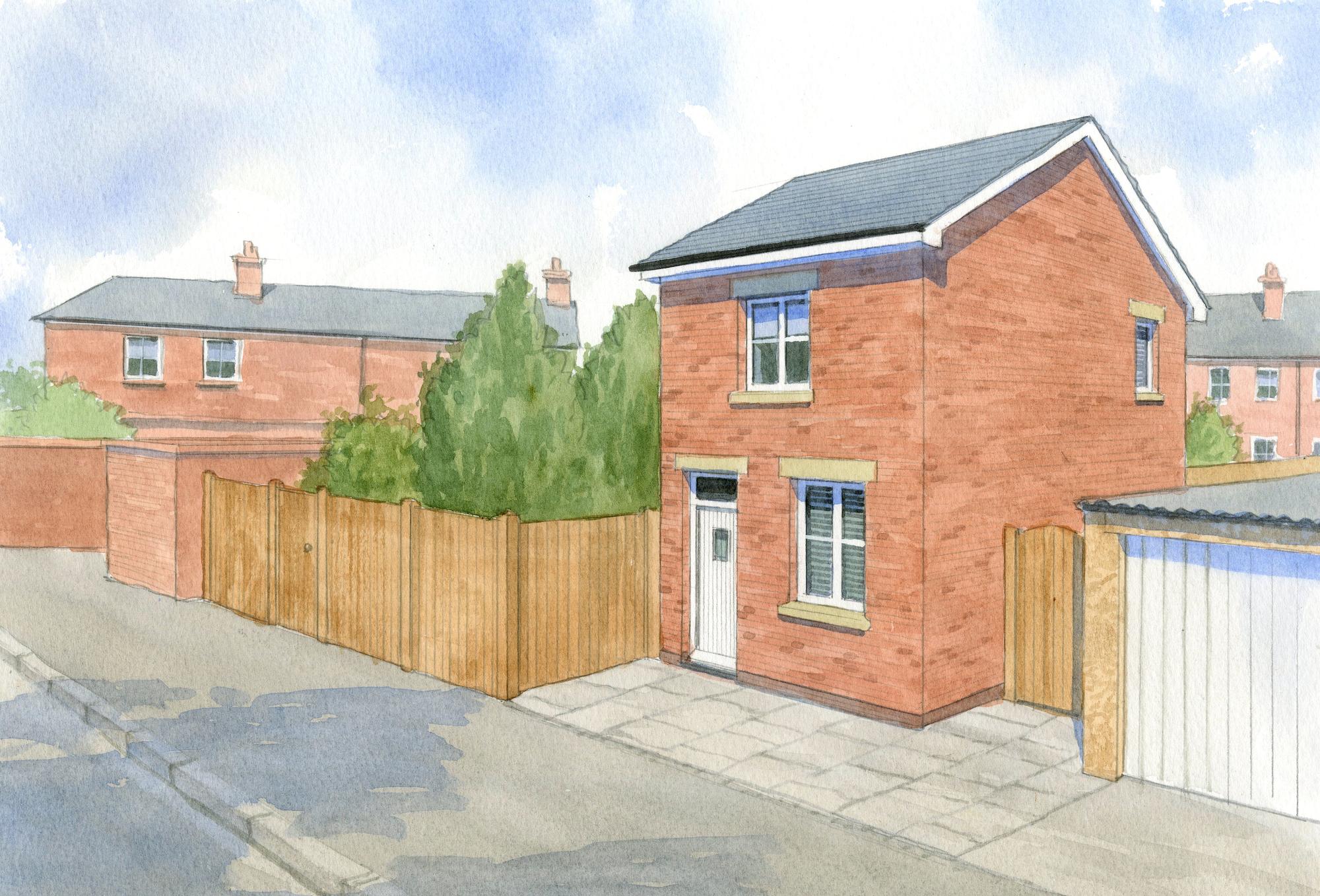 Land & Garage & Garden to rear of 12 Elizabeth Street, Goldthorpe, Rotherham, South Yorkshire S63 9NA