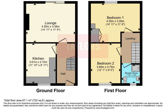 2 bed House