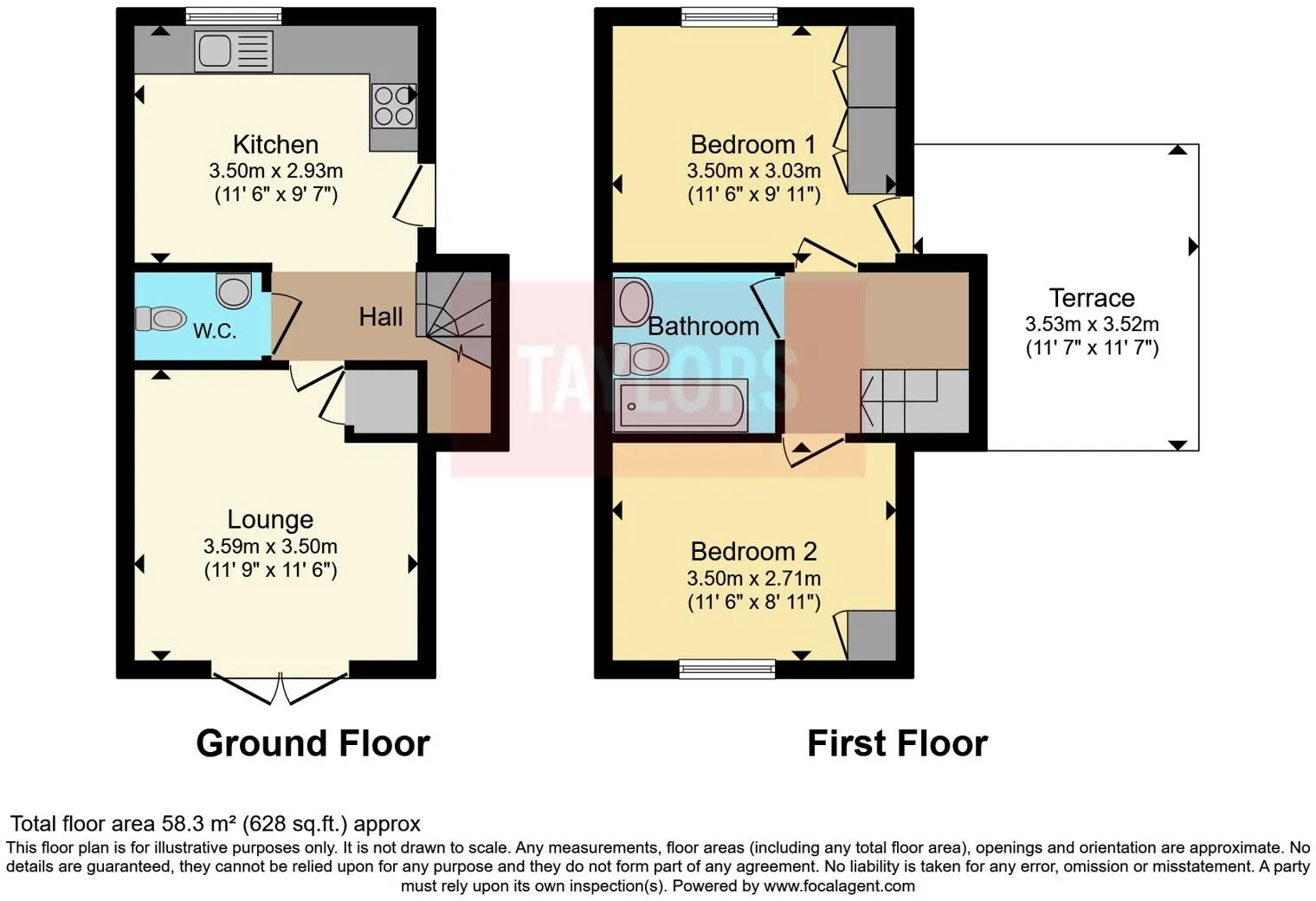 2 bed Semi-Detached