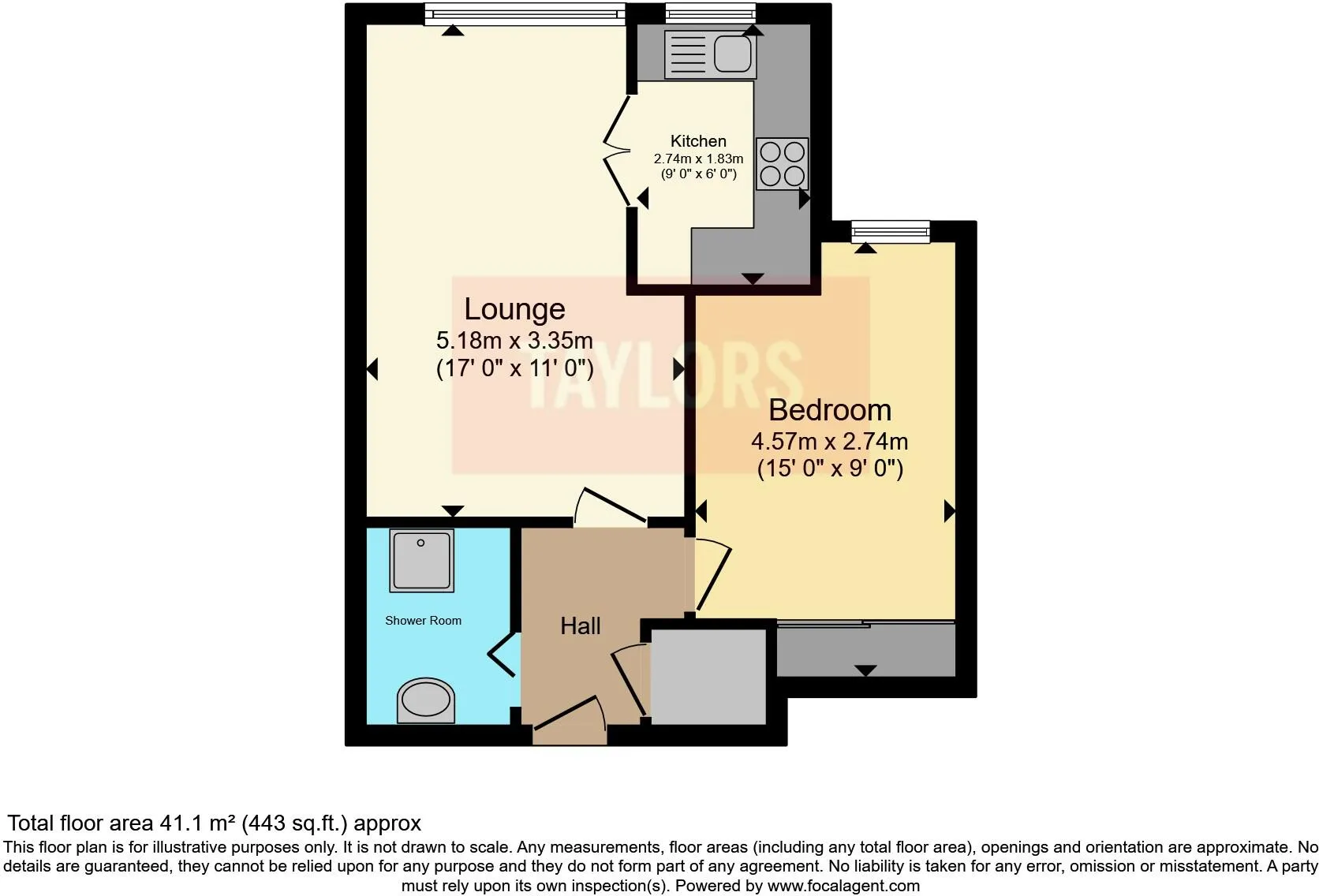 1 bed Retirement Property