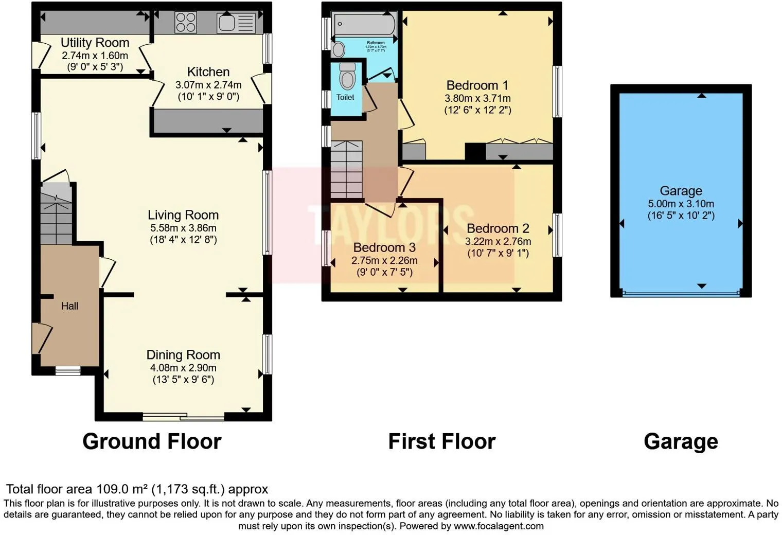3 bed End of Terrace