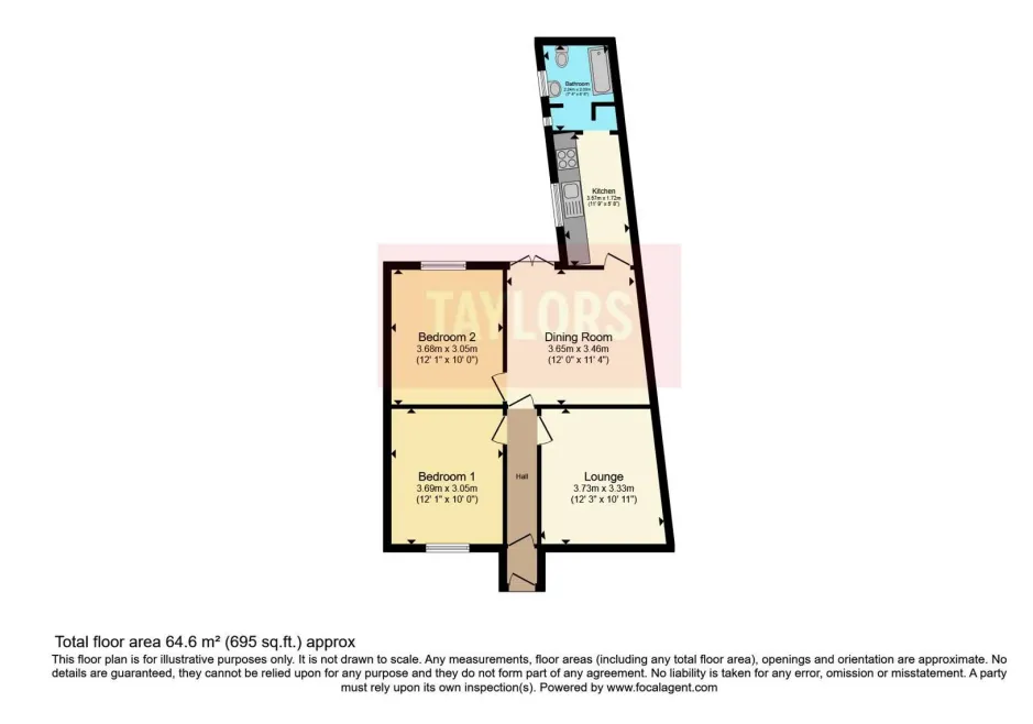2 bed Bungalow