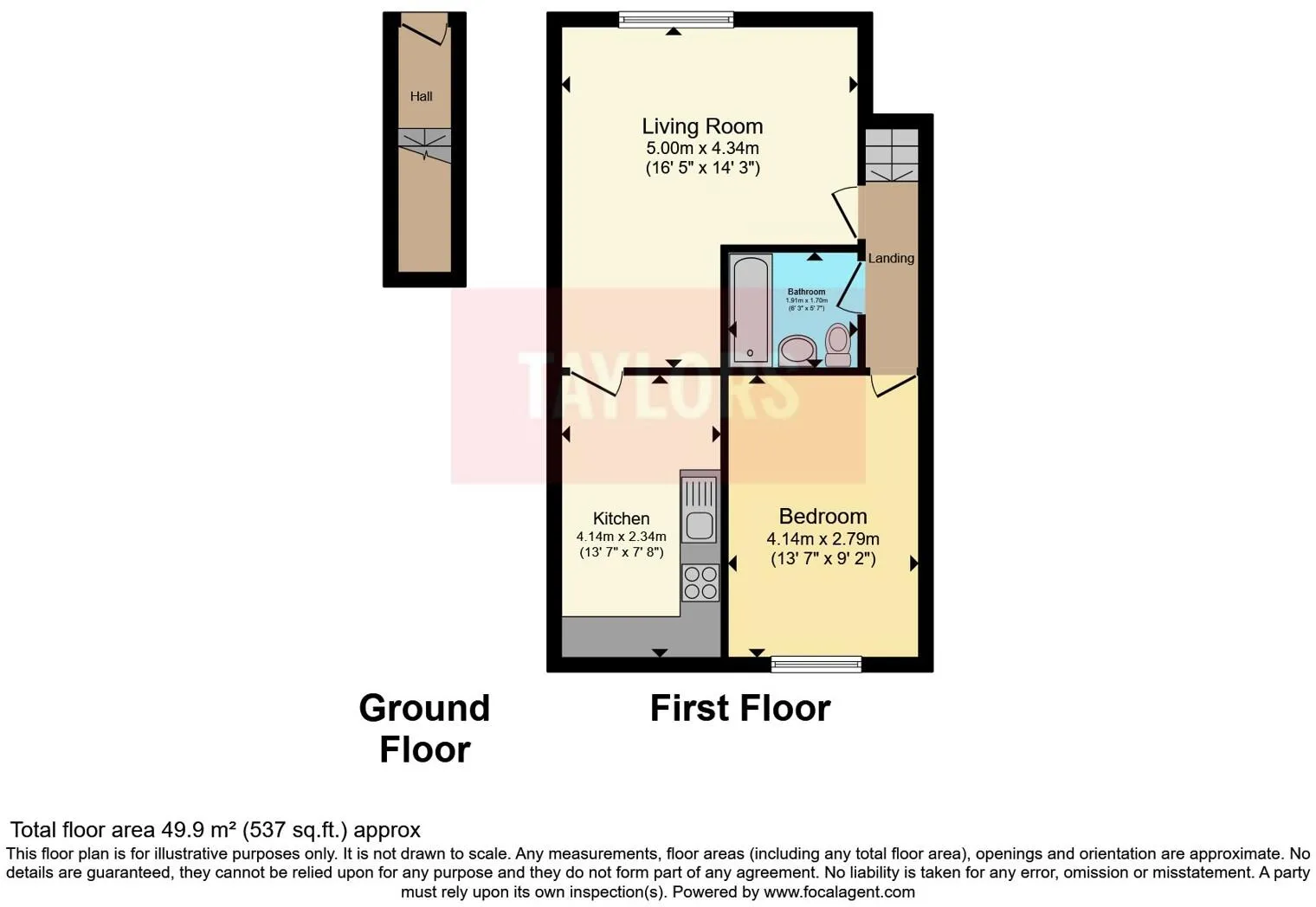 1 bed Maisonette