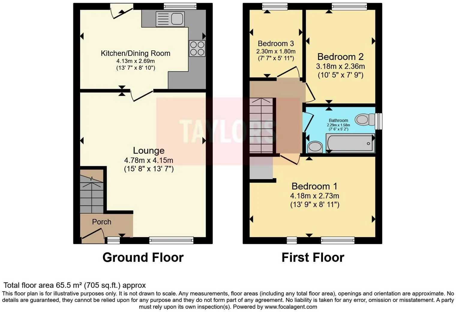 3 bed House