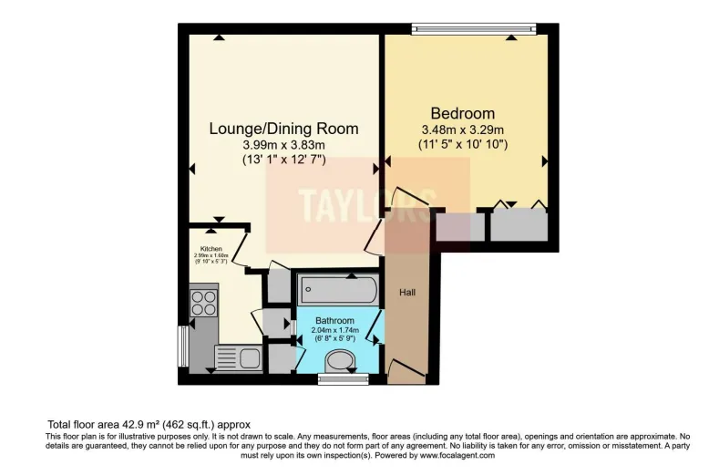 1 bed Apartment