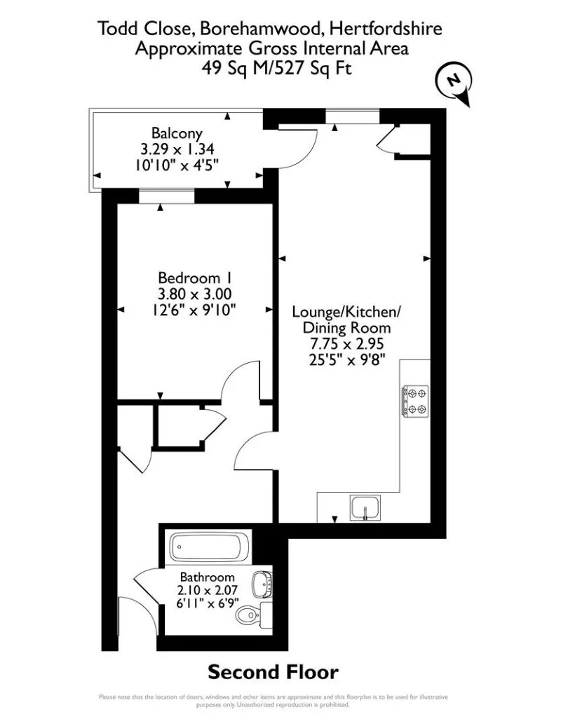 Hayworth House,, Todd Close, Borehamwood, WD6 1AB - Online Auctions