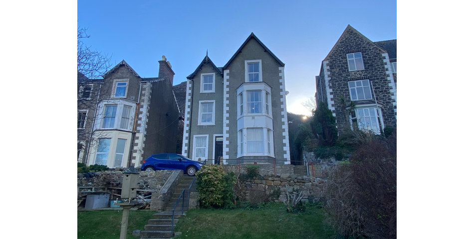 Detached Property Split into 3 Flats with Sea Views towards Anglesey
