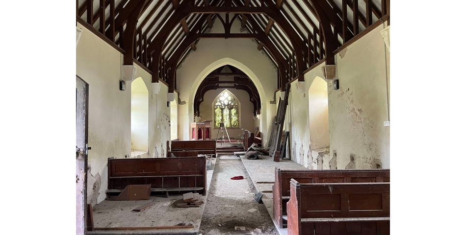 Former Church Standing in a Good-Sized Plot 