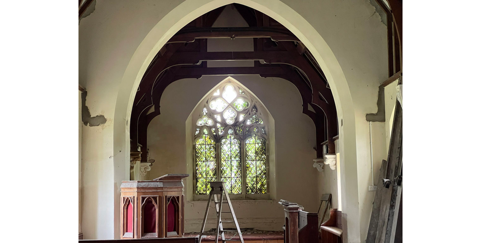 Former Church Standing in a Good-Sized Plot 