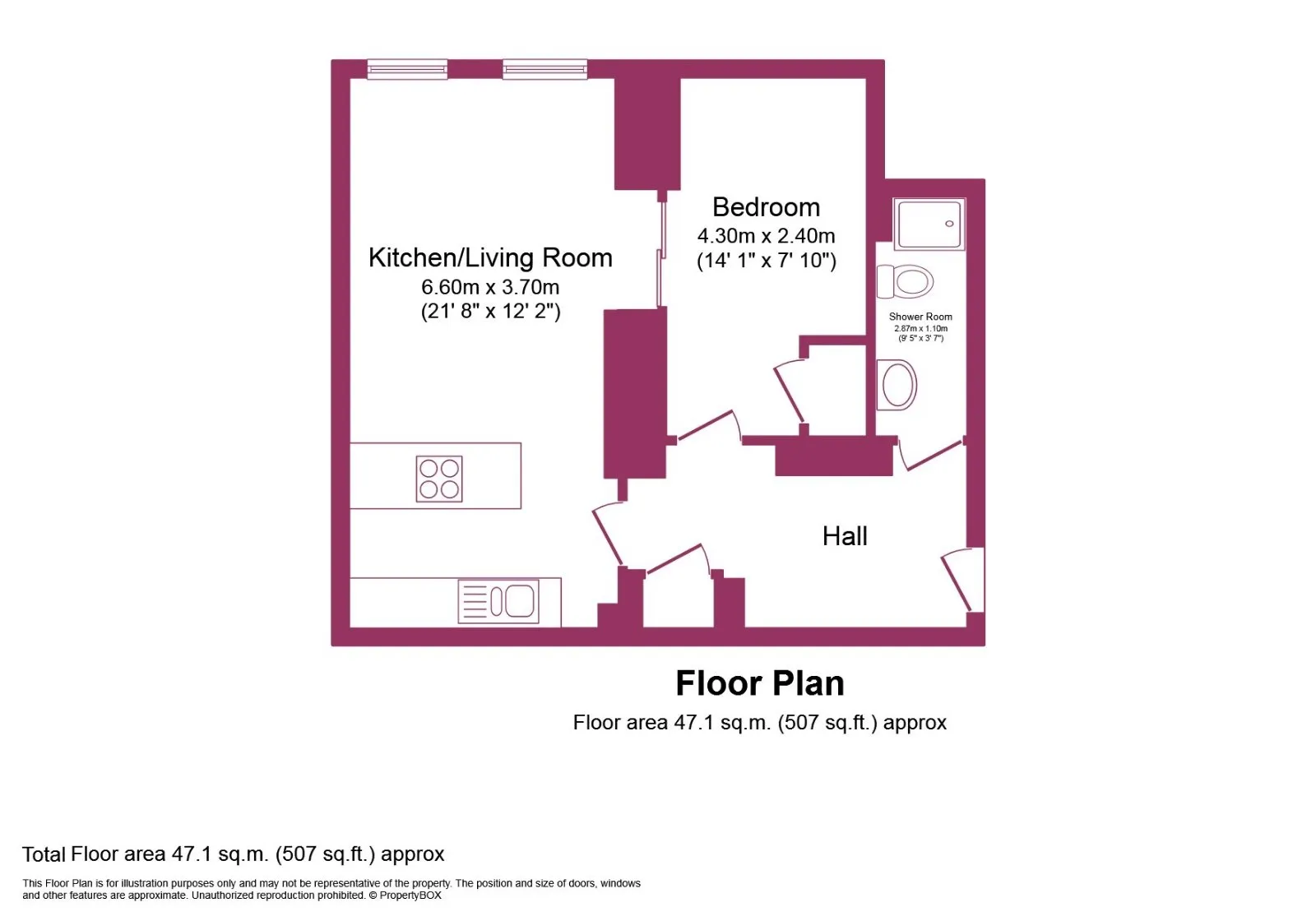1 bed Apartment