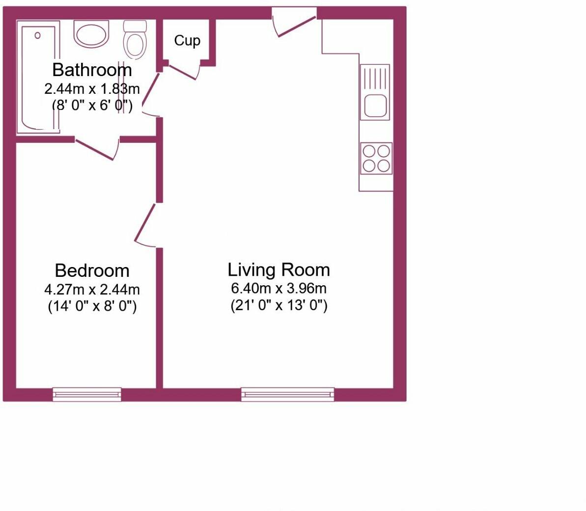 1 bed Apartment