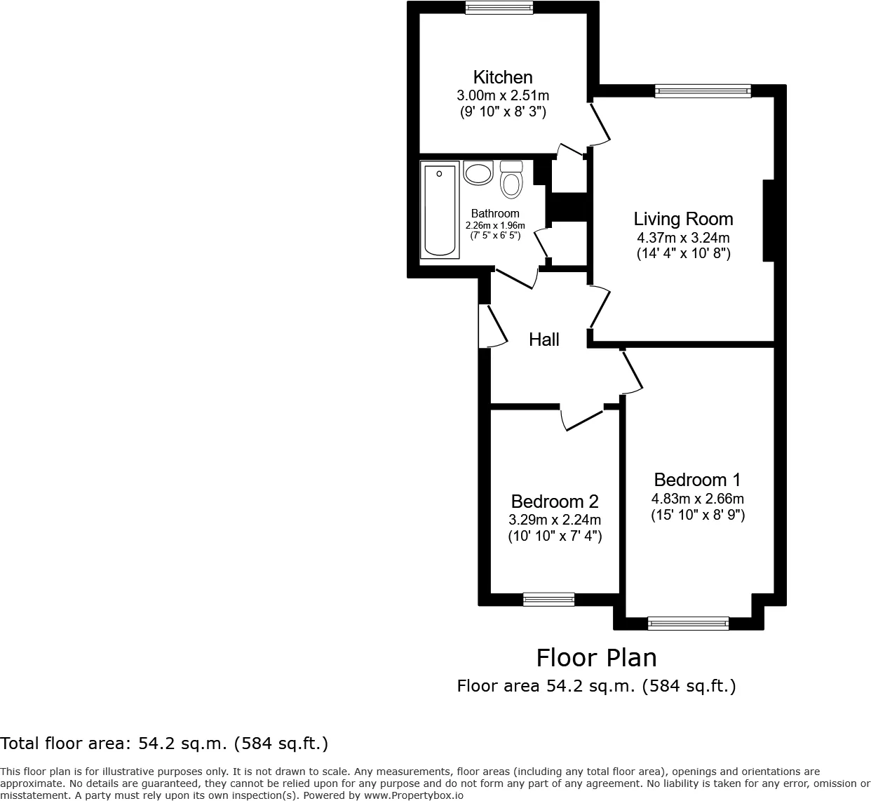 2 bed Flat Share