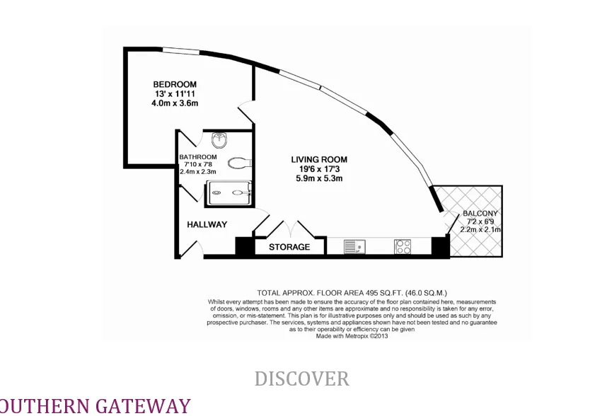 1 bed Apartment
