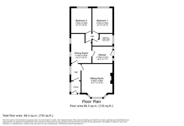 2 bed Detached Bungalow