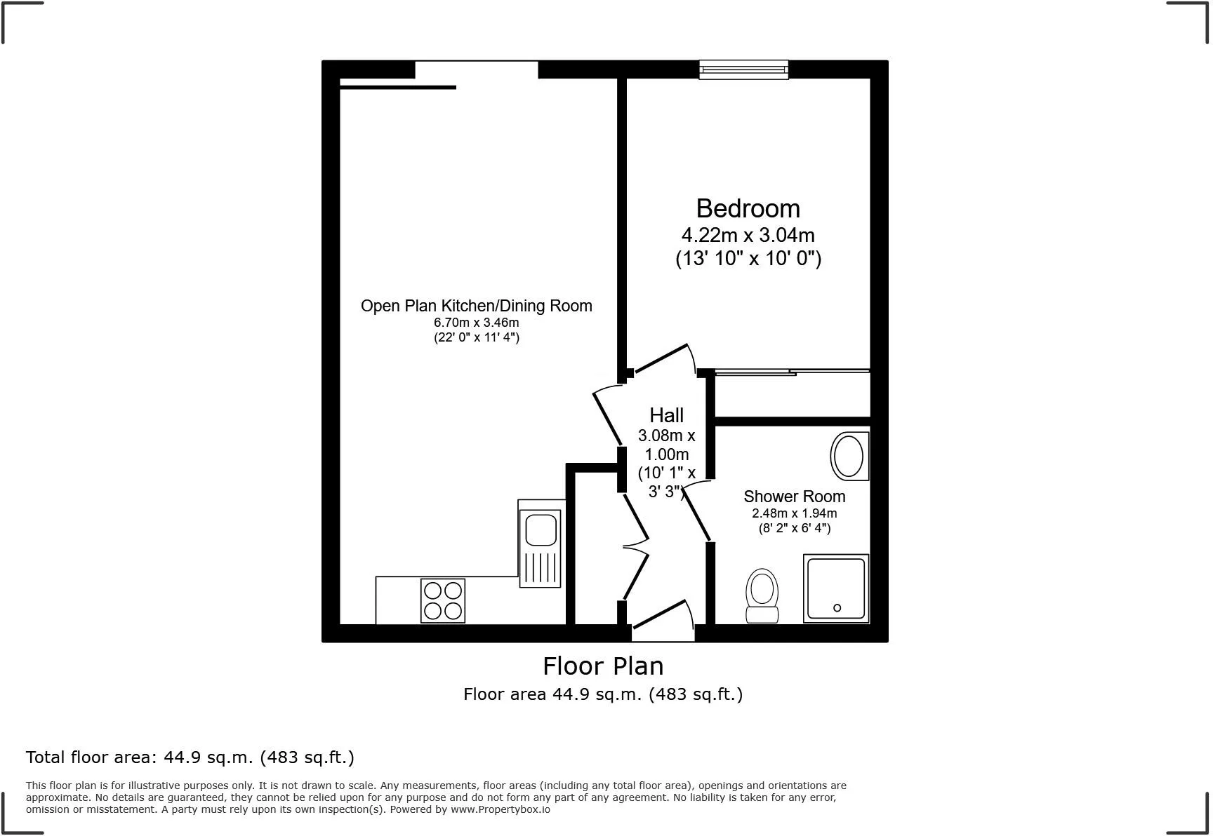 1 bed Apartment