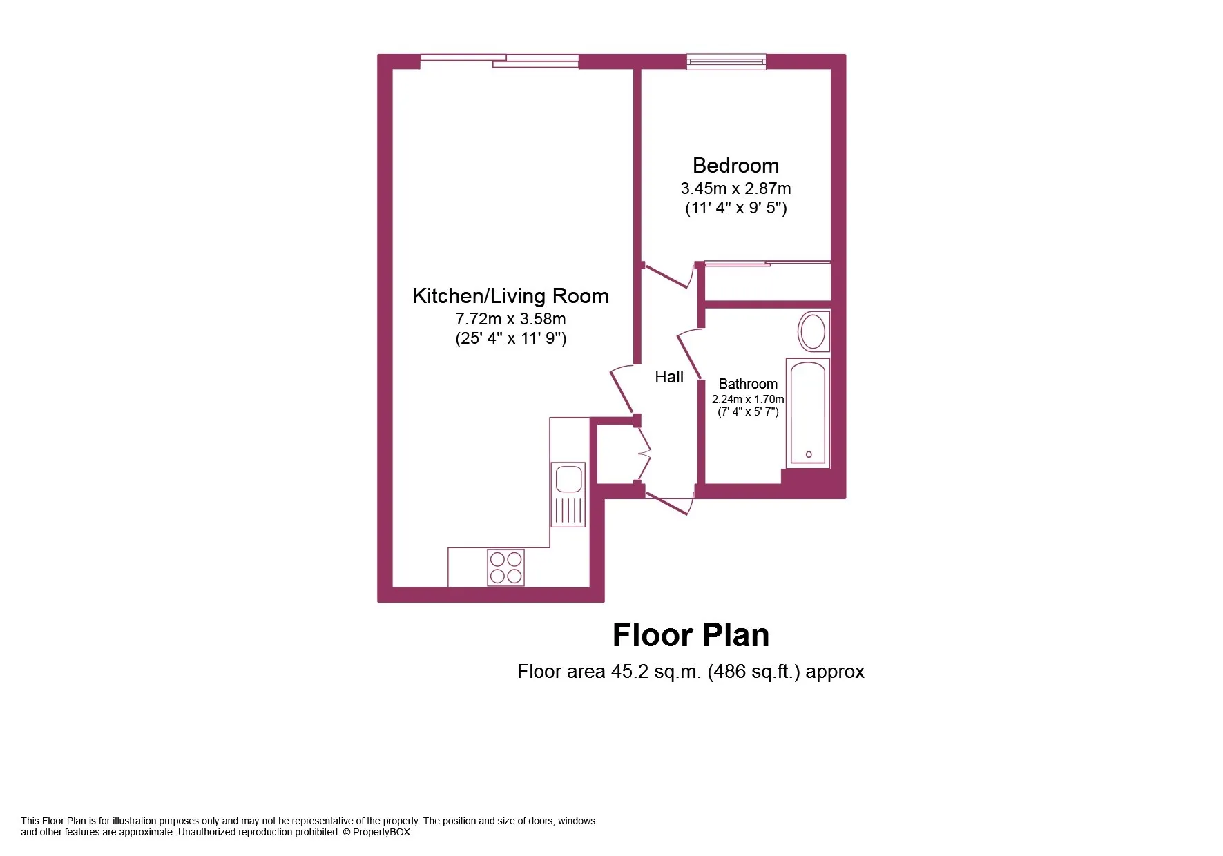 1 bed Apartment