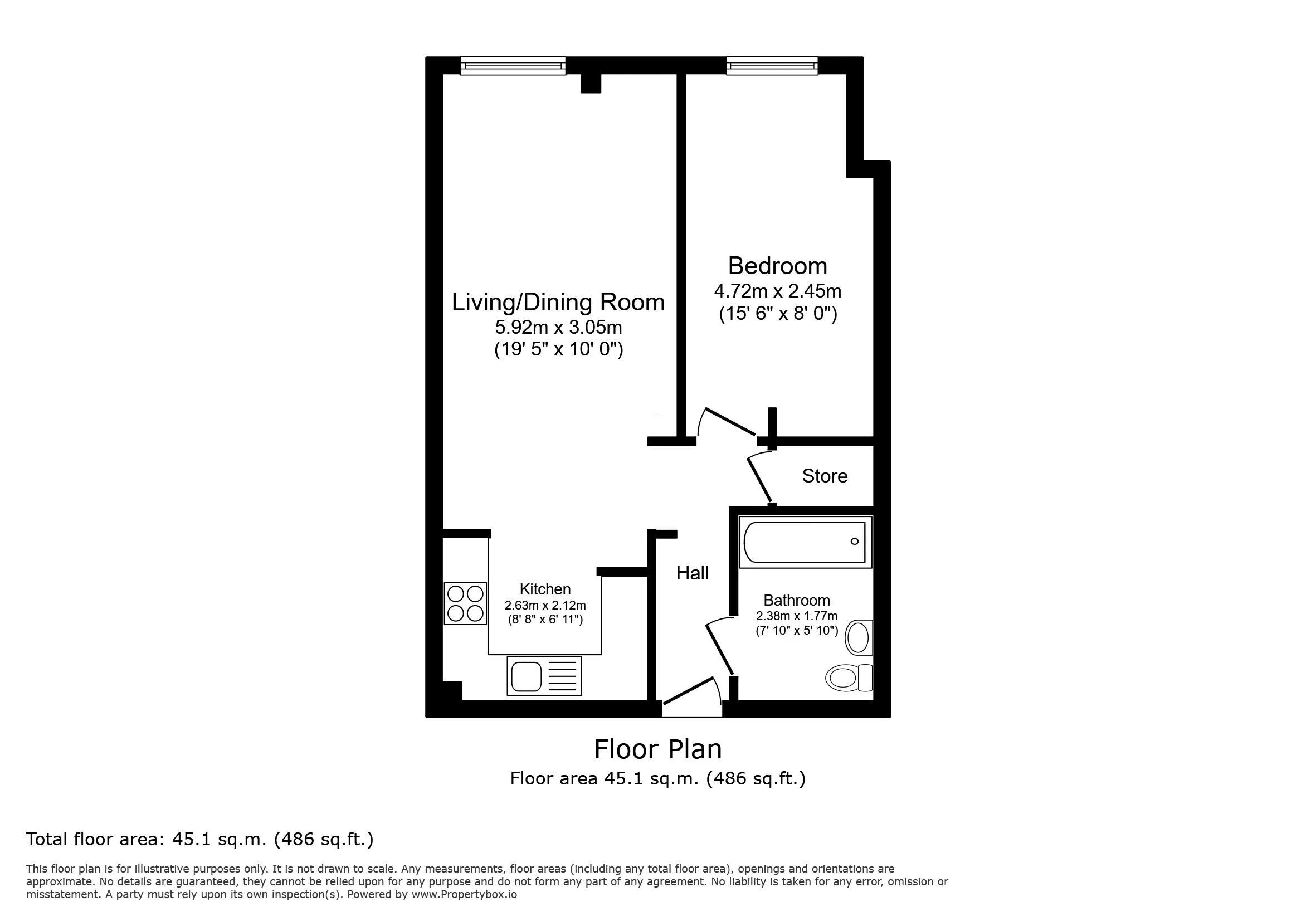 1 bed Apartment