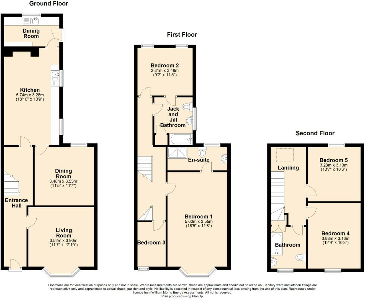 5 bed End of Terrace