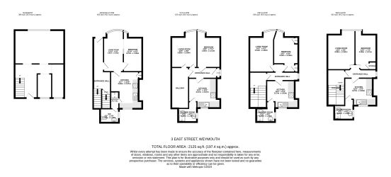 Block of 4 One Bedroom Flats Plus Basement in East Street, Weymouth, Dorset, DT4 8BP - Freehold and Vacant Possession