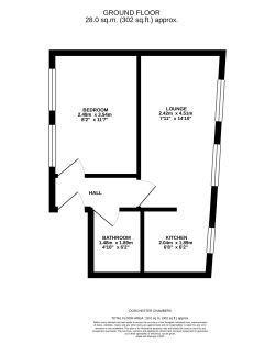 One bedroom town centre apartment Flat 3 Dorchester Chambers, 2 Yelverton Road, Bournemouth, BH1 1DJ