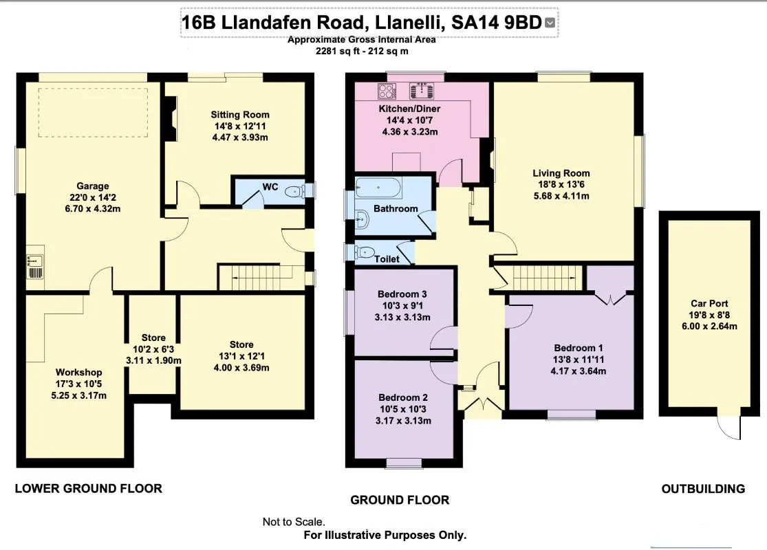 16B Llandafen Road, Llanelli, Carmarthenshire, SA14 9BD