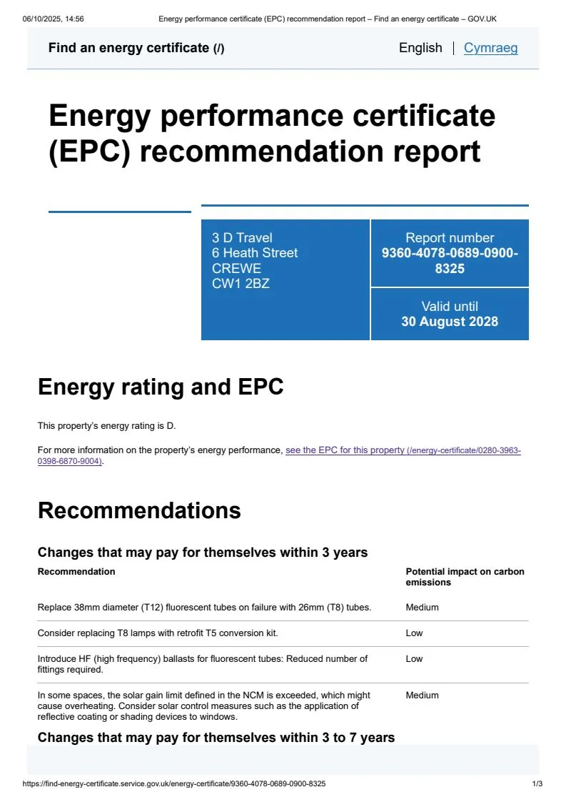 6 Heath Street, Crewe, Cheshire, CW1 2BZ