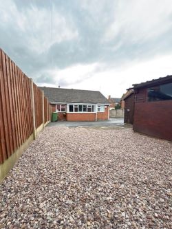 FOR SALE BY ONLINE PUBLIC AUCTION
WELL PRESENTED THREE BEDROOM SEMI-DETACHED BUNGALOW
LOCATED IN THE DESIRABLE MARKET TOWN OF MARKET DRAYTON
TWO DETACHED GARAGES
DRIVEWAY WITH PARKING FOR SEVERAL CARS