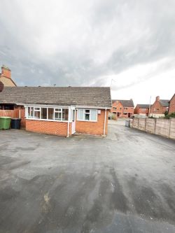FOR SALE BY ONLINE PUBLIC AUCTION
WELL PRESENTED THREE BEDROOM SEMI-DETACHED BUNGALOW
LOCATED IN THE DESIRABLE MARKET TOWN OF MARKET DRAYTON
TWO DETACHED GARAGES
DRIVEWAY WITH PARKING FOR SEVERAL CARS