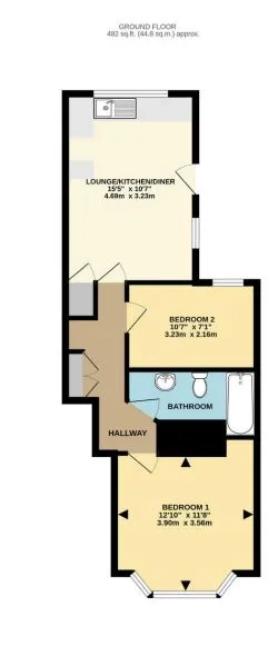 A well-maintained property comprising two self-contained apartments, offering excellent potential for rear extension to increase floor space or to add an additional unit (STP). - 7 & 7a Sedgley Road, Winton Banks, Bournemouth, Dorset, BH9 2JN