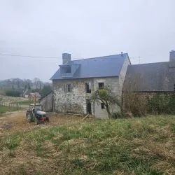 2 Bedroom stone cottage to finish renovating with outbuildings and almost 2 acres of land.