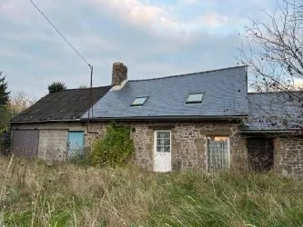 3 bedroom stone house with outbuilding and garden in a small hamlet.