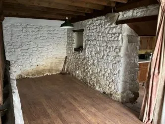 3 bedroom stone house with outbuilding and garden in a small hamlet.