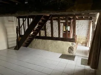 3 bedroom stone house with outbuilding and garden in a small hamlet.
