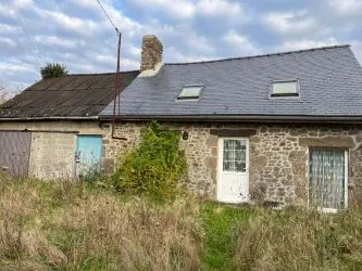 3 bedroom stone house with outbuilding and garden in a small hamlet.