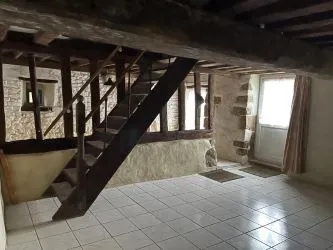 3 bedroom stone house with outbuilding and garden in a small hamlet.