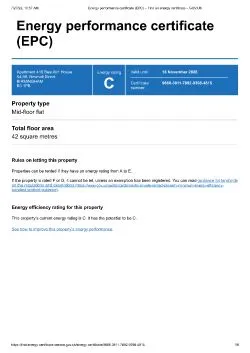 ONE BED APARTMENT GENERATING AN INCOME OF £12,000